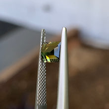 1.28ct Green Australian Sapphire, Emerald Shape