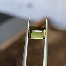 1.28ct Green Australian Sapphire, Emerald Shape