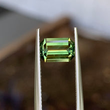 1.78ct Green Australian Sapphire, Emerald Shape