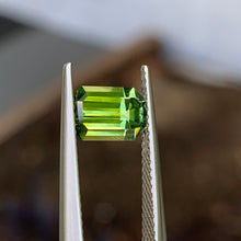 1.78ct Green Australian Sapphire, Emerald Shape