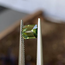 1.78ct Green Australian Sapphire, Emerald Shape