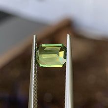 1.78ct Green Australian Sapphire, Emerald Shape