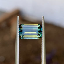 2.59ct Parti Australian Sapphire, Emerald Shape