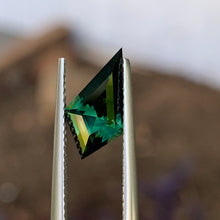 2.13ct Green Australian Sapphire, Kite Shape