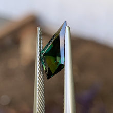 2.13ct Green Australian Sapphire, Kite Shape