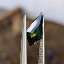 2.13ct Green Australian Sapphire, Kite Shape