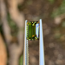 1.97ct Chartreuse Green Australian Sapphire, Emerald Shape
