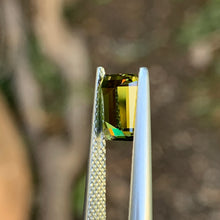 1.97ct Chartreuse Green Australian Sapphire, Emerald Shape