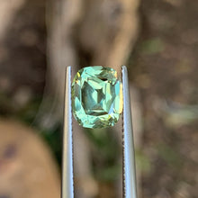 2.91ct Light Green Australian Sapphire, Cushion
