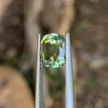2.91ct Light Green Australian Sapphire, Cushion
