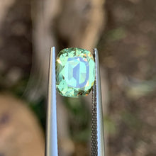 2.91ct Light Green Australian Sapphire, Cushion