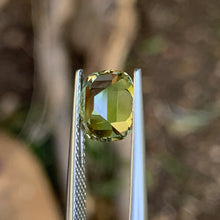 2.91ct Light Green Australian Sapphire, Cushion