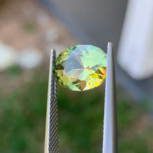 4.18ct Light Green Australian Sapphire, Oval