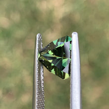 2.36ct Green Sapphire, Blocky Trillion