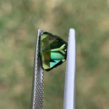 2.36ct Green Sapphire, Blocky Trillion
