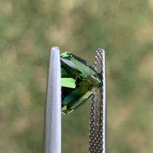 2.36ct Green Sapphire, Blocky Trillion