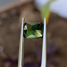 2.94ct Green Australian Sapphire, Emerald Shape
