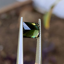 2.94ct Green Australian Sapphire, Emerald Shape