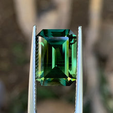 8.25ct Green Australian Sapphire, Emerald Shape