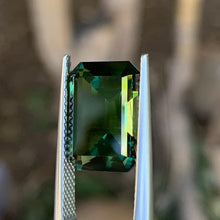 8.25ct Green Australian Sapphire, Emerald Shape