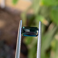 1.4ct Blue Green Sapphire, Emerald Shape