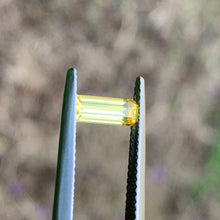 0.93ct Yellow Sapphire, Emerald Shape