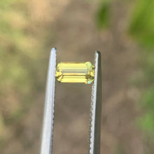 0.68ct Yellow Sapphire, Emerald Shape
