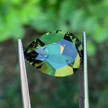 14.66ct Green Australian Sapphire, Pear