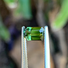 1.54ct Green Australian Sapphire, Emerald Shape