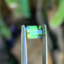 1.54ct Green Australian Sapphire, Emerald Shape