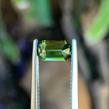 1.54ct Green Australian Sapphire, Emerald Shape
