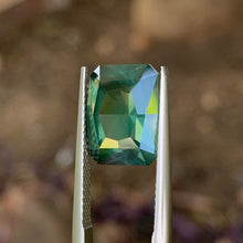7.37ct Opalescent Green Australian Sapphire, Cushion