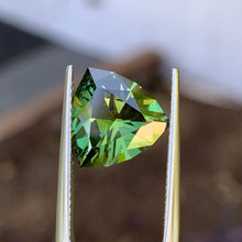 4.78ct Green Australian Sapphire, Trillion