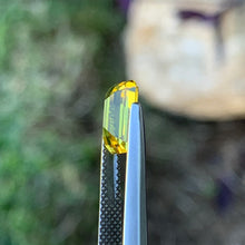 2.06ct Yellow Australian Sapphire, Emerald Shape