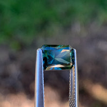 2.45ct Teal Blue Sapphire, Rectangular