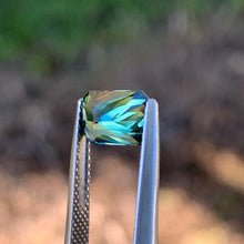 2.45ct Teal Blue Sapphire, Rectangular