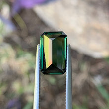 5.77ct Forest Green Australian Sapphire, Emerald Shape