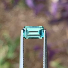 1.35ct Seafoam Green Sapphire, Emerald Shape