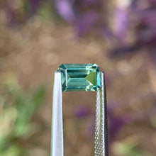 1.35ct Seafoam Green Sapphire, Emerald Shape