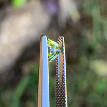 1.0ct Green Sapphire, Trillion