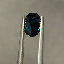 3.4ct Dark Teal Sapphire, Oval