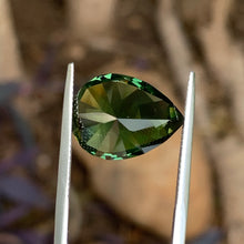 12.99ct Olive Green Sapphire, Pear