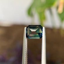 2.12ct Teal Blue Sapphire, Emerald Shape
