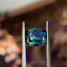 3.25ct Teal/Yellow Parti Australian Sapphire, Cushion