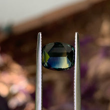 3.25ct Teal/Yellow Parti Australian Sapphire, Cushion