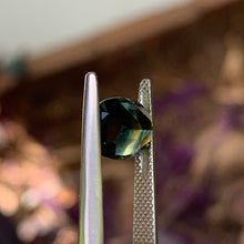 3.25ct Teal/Yellow Parti Australian Sapphire, Cushion