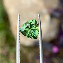 2.39ct Green Australian Sapphire, Trillion