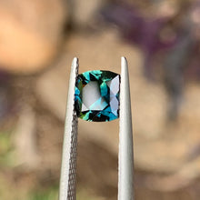 1.36ct Teal Parti Australian Sapphire, Cushion