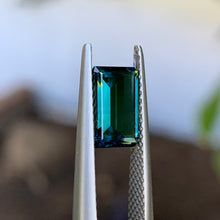 1.93ct Blue Green Sapphire, Emerald Shape