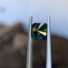 1.67ct Blue Green Parti Sapphire, Octagon
